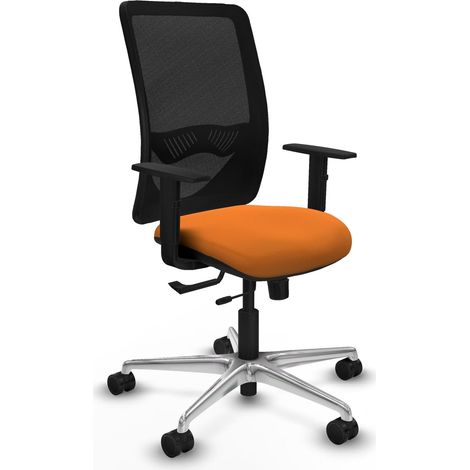 Chaise de bureau piqueras y crespo Zulema orange accoudoirs 1D (1/2)