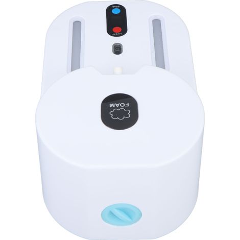 Distributeur automatique de savon liquide moussant mural à induction infrarouge, modèle mousse, pour salle de bain et cuisine. (1/5)