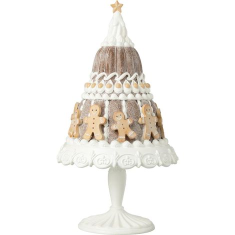 Gâteau Déco en Résine "Pain d'Épice" 52cm Multicolore