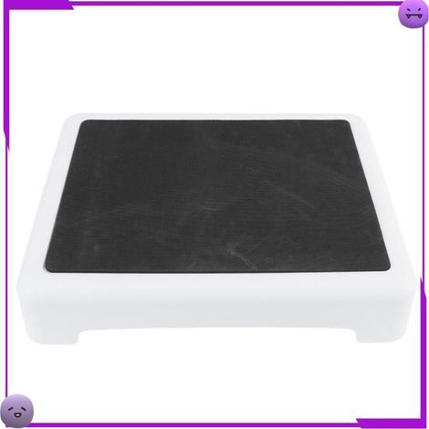 Escabeau antidérapant pour salle de bain, plateforme en plastique 16,93 x 12,99 x 3,54 pouces (1/4)