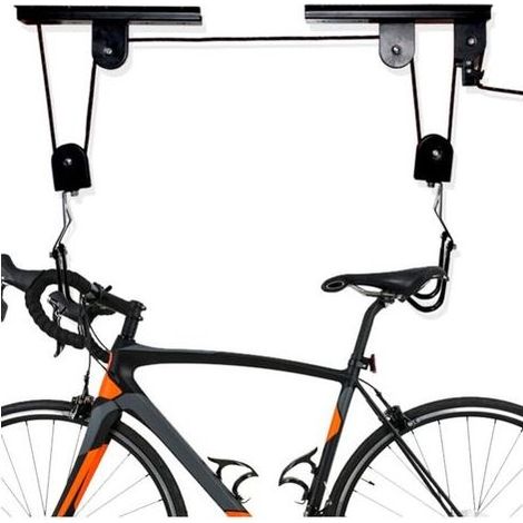 Porte-vélos mural avec crochet, support de toit pour une utilisation intérieure à la maison, en appartement ou dans un garage. (1/5)