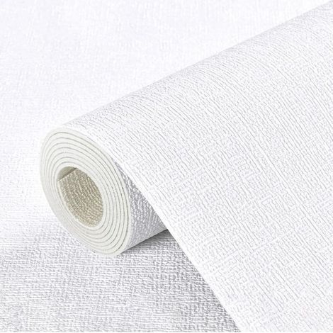 Papier peint texturé autocollant - Décoratif imperméable, idéal chambre, cuisine et salon (50 x 280 cm) (1/5)