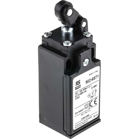 Interrupteur de fin de course RS PRO, Levier à galet, NO/NF, 10A, 400V ( Prix pour 1 ) (1/3)