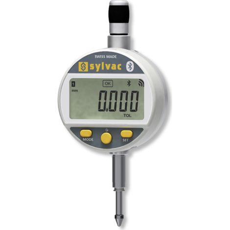 Digital-Messuhren SDial Work SMART mit LED Toleranzampel mit Bluetooth 12,5/0,001 mm
