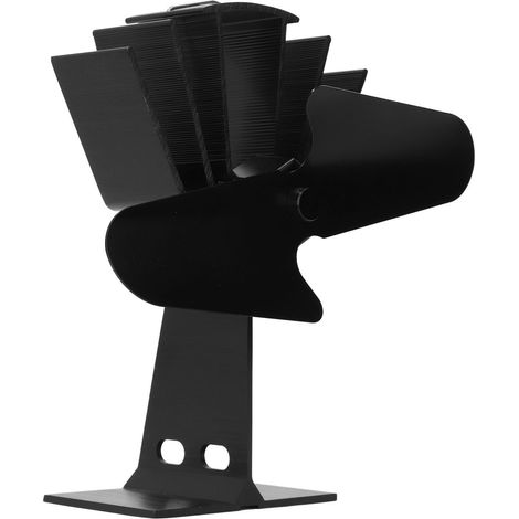 Chauffage poêle à pétrole, ventilateur 2 pales auto-alimenté, diffusion thermique sans électricité, accessoire pour poêle à bois, économiseur d'énergie. (1/5)