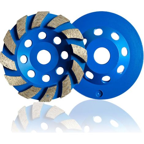 Disque Diamant Abrasif Meule Diamantée Universelle pour Poncer Béton Granit Chape Maçonnerie Usage Universel 125 x 20 mm Pierre (1/5)