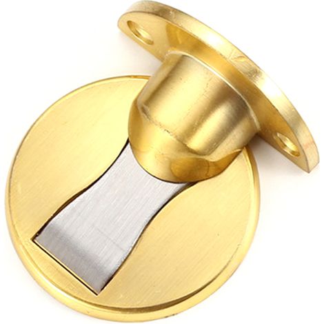 Or - Butée de porte magnétique invisible en acier inoxydable, loquet de porte magnétique au sol en acier inoxydable