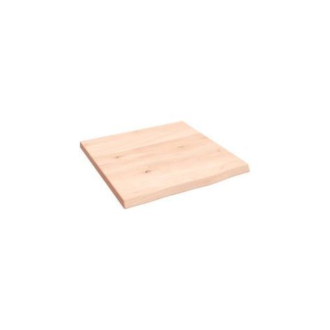Étagère murale 40x40x2 bois de chêne massif non traité