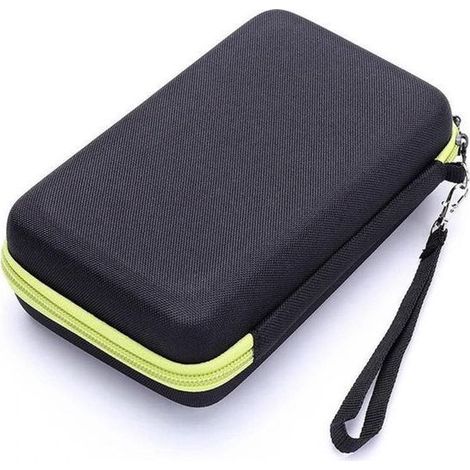 Housse de transport rigide - Pochette de voyage de luxe - Pour rasoir Philips OneBlade - Noire - Protection (1/2)