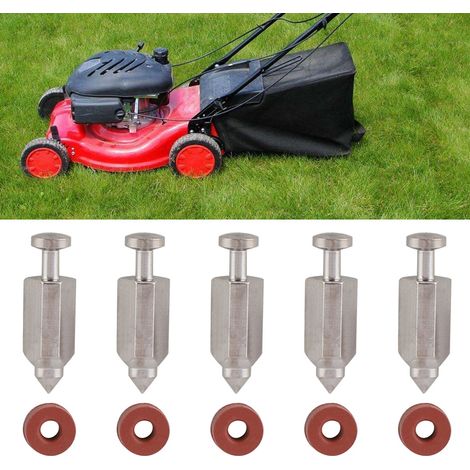 Jeu de 5 joints et siège de pointeau de carburateur, kit de réparation 398188, pièces moteur pour carbu, remplacement gasket, compatible 398188, 5 pièces. (1/5)