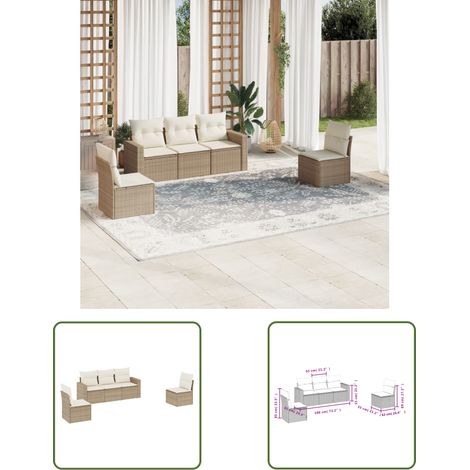 Canapé en rotin synthétique - - Canapé modulaire (1/3)