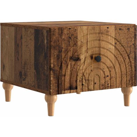 Couchtisch mit Schubladen Altholz 49 x 50 x 40 cm Holzwerkstoff vidaXL