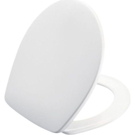 Pressalit 3000 abattant WC avec charnière inox universelle UN3 blanc (1/2)