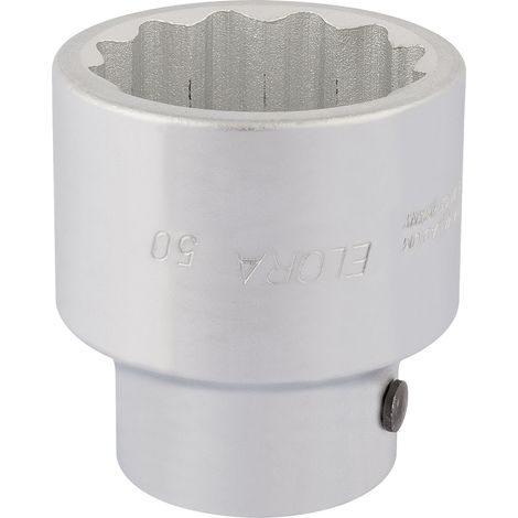 Draper 50mm Bi-Hexagon Socket for 1-Inch Square Drive – Metric Bi-Hexagon Socket, Model 67468 (1/5)