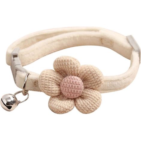 Collier pour chat avec nœud papillon et clochette, pour chiens et chats de petite et moyenne taille, filles, 4 couleurs disponibles. (1/4)