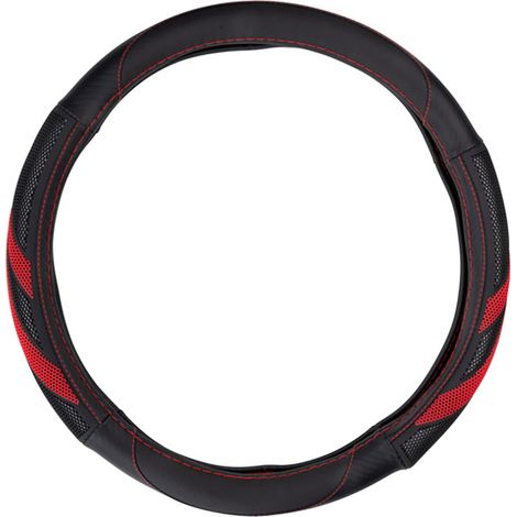 Couvre-volant, Noir Avec Détails Rouges, ø37-39 Cm