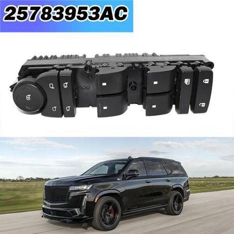 25783953AC is suitable for 2009-2014 ESCALADE F3A09 window lift switches. (1/4)