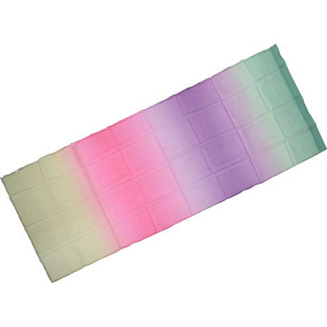 Rideaux en gaze dégradée 1x2,7m, voilage moderne en tulle transparent pour chambre et salle de jeux, Lower Bean Paste