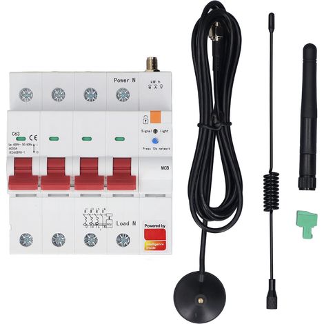 Disjoncteur intelligent pour mesure Zigbee 4P 63A avec minuterie interrupteur application mobile télécommande AC400V