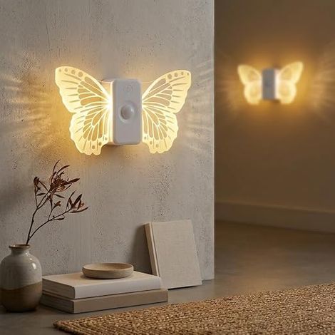 2pcs USB Rechargeable LED Night Light with Motion Sensor (1/4)