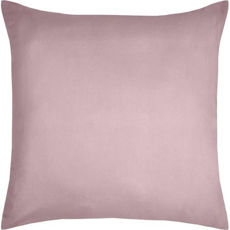 1 Taie d'oreiller coton uni 63 x 63 cm Edens rose