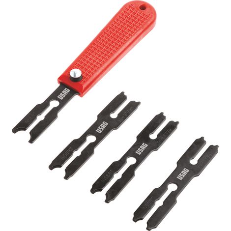 Kit Utensili USAG 126E per Anelli di Sicurezza Tipo E Assortimento Professionale