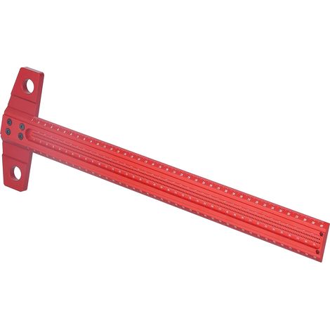 Équerre de précision en aluminium 400mm, règle carrée à angle droit pour tracer le verre et le bois, gabarit de marquage professionnel, outil de menuiserie (1/5)