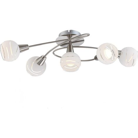 Decken Leuchte Licht 5-flammig Beleuchtung Lampe IP20 Globo 54341-5O