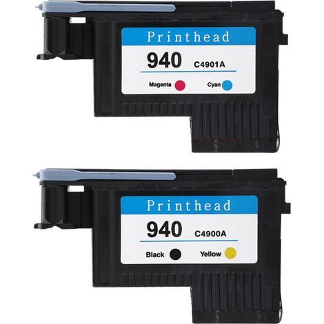 Hochwertiger Druckkopf für Drucker der HP 8000 und 8500 Serie, kompatibel mit den Patronen C4900A und C4901A (CMYK)