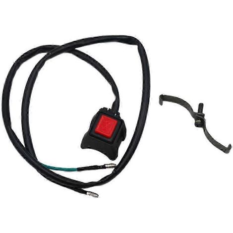 Moto VTT Guidon 7/8" Phare Antibrouillard Klaxon Marche/Arrêt Interrupteur de démarrage Coupe-circuit autoroute