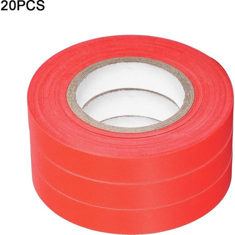 20 pièces ensemble élastique Anti-âge jardin ruban pour raisin tomate concombre plante (rouge) (1/5)