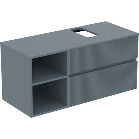 Ideal Standard E3508UQ Meuble sous-lavabo Finesse ouverture à droite, blanc brillant (1/3)