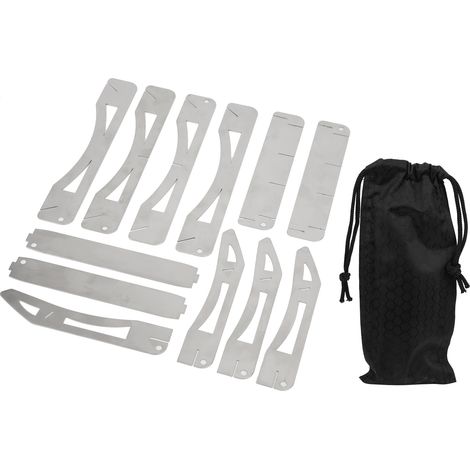 Support de cuisson pliable pour barbecue de camping, support portable pour ustensiles de pique-nique (1/5)