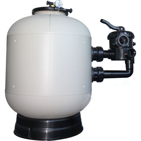 Piscine Center O'Clair – Filtre à sable Ø600 – Débit 14 m³/h – Pression max 2 kg/cm² – Manomètre et vanne multivoies inclus (1/5)