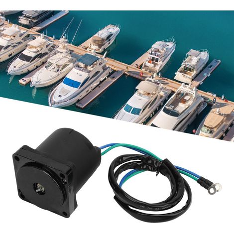 Motore reversibile a 12V con inclinazione regolabile, adatto a motori fuoribordo da 90 a 300 cavalli.