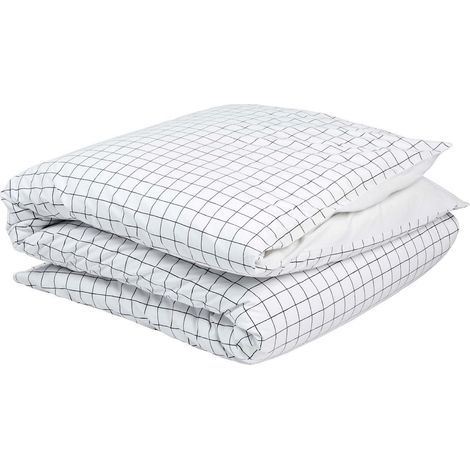 Housse de couette en percale de coton biologique 220 fils/cm² douce, certifiée OEKO-TEX - PANGIVO