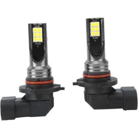 Fari LED per auto 3030-12, luci antinebbia bianche 9006, 3000K, 12W, facili da installare, alta luminosità, risparmio energetico. (1/5)