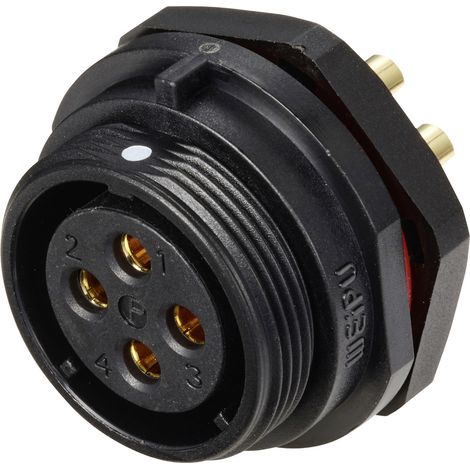 Weipu SP2112 / S 4 Rundstecker Buchse, Einbau Gesamtpolzahl: 4 Serie (Rundsteckverbinder): SP21 1 S (1/4)