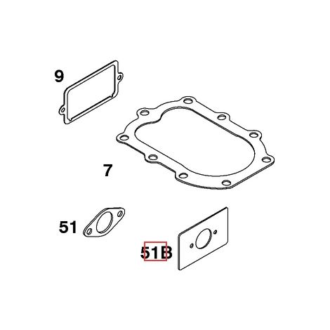 Guarnizione originale motore rasaerba tagliaerba tosaerba BRIGGS & STRATTON