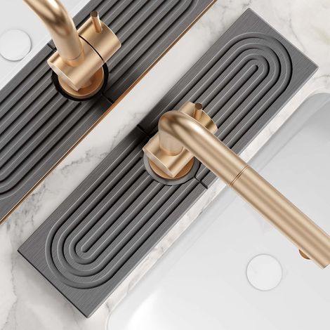 1 Tapis De Robinet En Diatomite 35,6 Cm Absorption Rapide Pour Évier De Cuisine Et Salle De Bain (1/5)