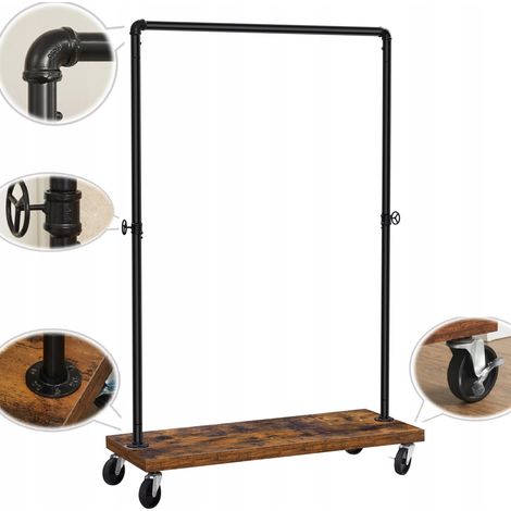 Appendiabiti verticale marrone scuro BEGRYF 103x40x162,5