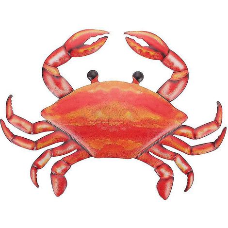 1 décoration murale en forme de crabe (1/3)