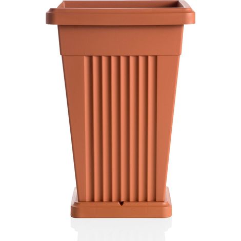 Vaso Bama Piramide 50 lt Terracotta 40 x 40 x 59 cm (1/3)