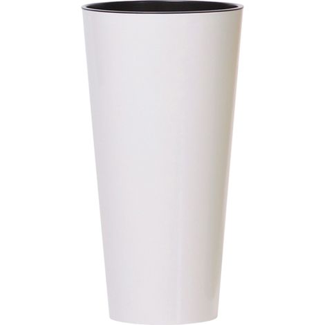 Maceta alta Tubus Slim DTUS400 Blanca