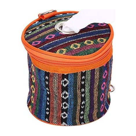 Porte-papier toilette en tissu, housse suspendue pour camping et extérieur, distributeur de lingettes design moderne (1/5)