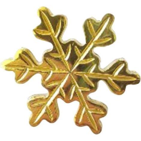 aus Messing in Schneeflockenform für Schränke