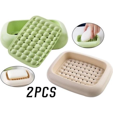 Porte-Savon - Unspecified - Bamboo Soap Case - Efficient Drainage - Non-Slip Design - Multifunctional