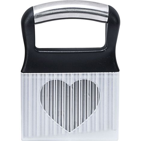 Coupe-pommes de terre ondulé en acier inoxydable, accessoire de cuisine (1/5)