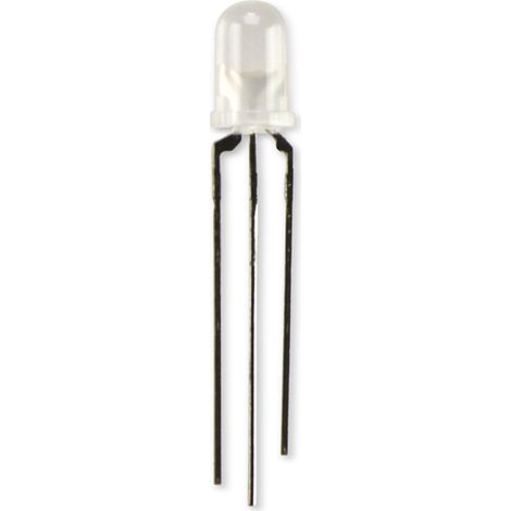KINGBRIGHT Duo-LED, L-59EGW, Rouge, Vert, 5 mm (T-1 3/4), 617 / 568 nm, 40 / 60 mcd, 60 °, Rond