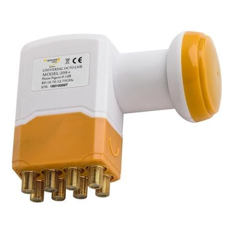 GOLDEN MEDIA GM208+ Tête LNB Octo 8 Sorties Full HD 4K 0,1dB (1/2)